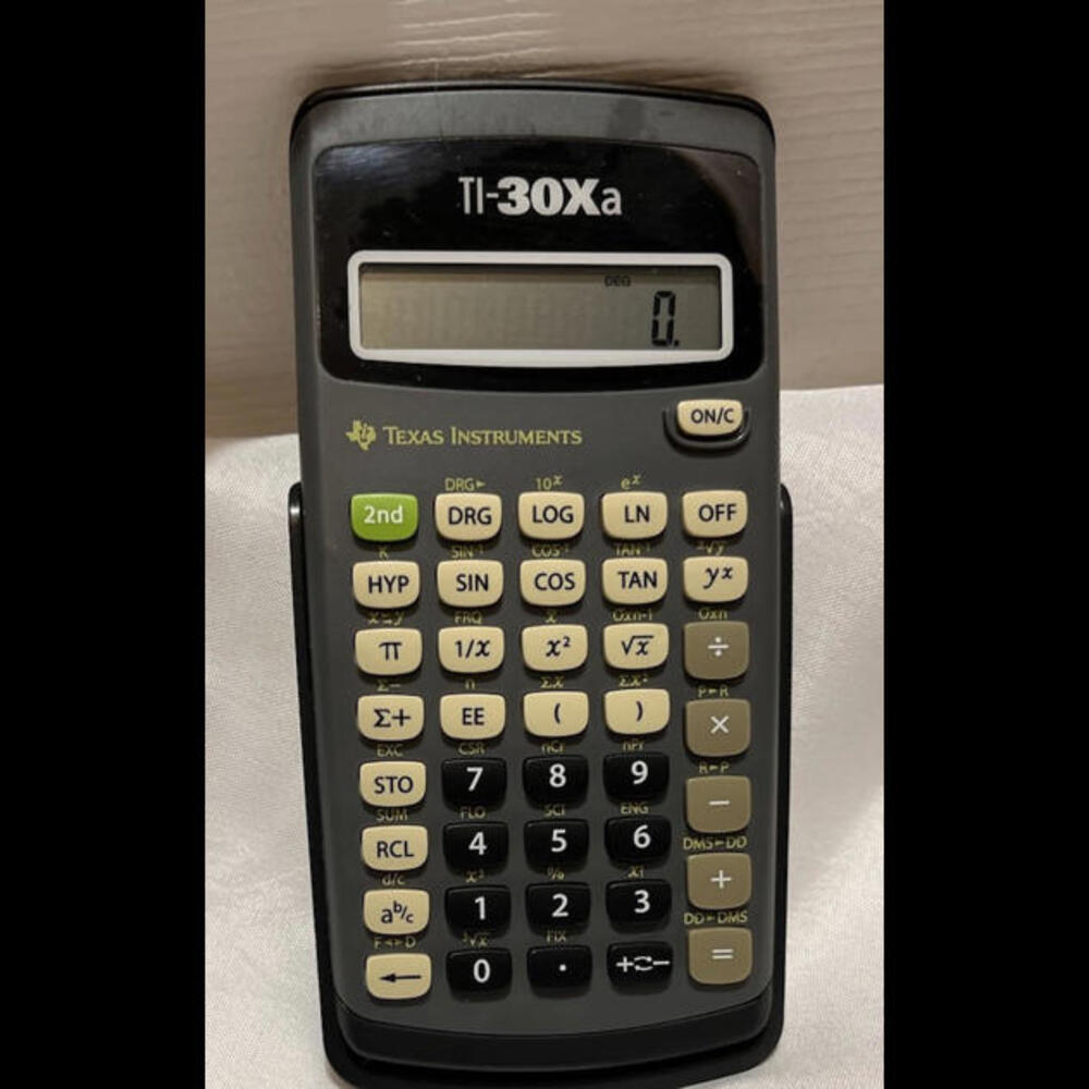 Texas Instruments TI-30XA Student Scientific Calculator Works!